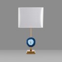 Willy Daro - Blue Agates Table Lamp